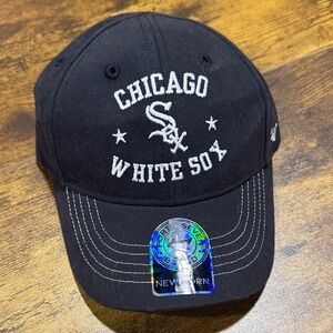 47 Brand Black Cap with Embroidered Logo